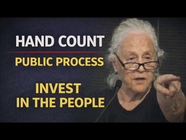 Read more about the article “Invest in the People” — Kathleen Harrell Demands Hand Counts & Citizen-Led Elections
